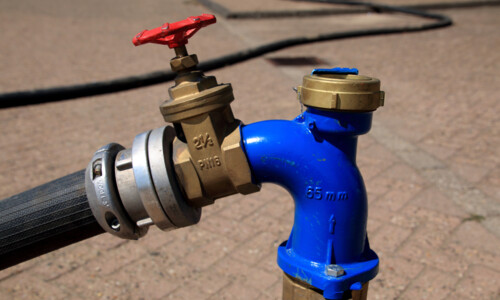 Kontrolle Wasserschieber